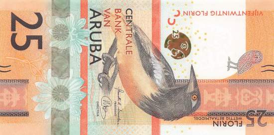 Aruba p.22a 25 Florin 2019